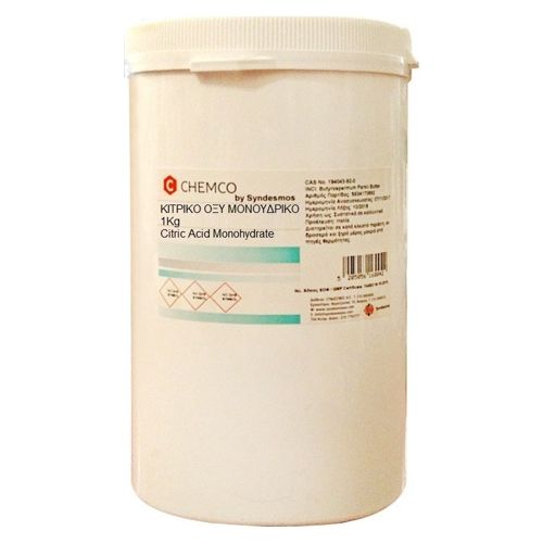 Chemco Κιτρικό Οξύ Μονοϋδρικό 1kg