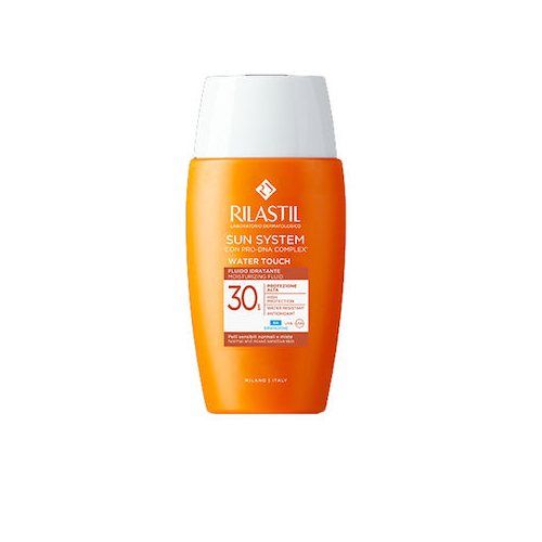 Rilastil Sun System Water Touch Αδιάβροχη Αντηλιακή Κρέμα Προσώπου SPF30 50ml