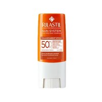 Rilastil Sun System Transparent Stick SPF50+ Διάφανο Αντηλιακό Στικ για τις Ευαίσθητες Ζώνες 8.5 ml