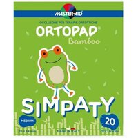 Master Aid Ortopad Bamboo Simpaty Οφθαλμικά Επιθέματα για Παιδιά 76x54mm 20τμχ