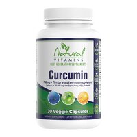 Natural Vitamins Curcumin 750mg 30 κάψουλες