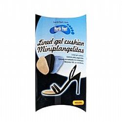 Herbi Feet Miniplangelitas Lined Gel Cushion Μπεζ 1 Ζευγάρι, Κωδ 6008.19