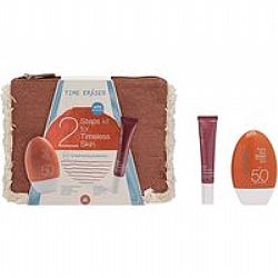 Medisei Time Eraser 2 Steps Kit For Timeless Skin Αντηλιακό Γαλάκτωμα Προσώπου SPF50, 50ml & Ορός Προσώπου για Πανάδες, 30ml