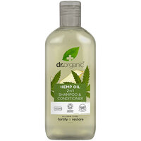 Dr. Organic Hemp Oil Shampoo & Conditioner Σαμπουάν & Μαλακτική Κρέμα Μαλλιών με Έλαιο Κάνναβης 265ml 