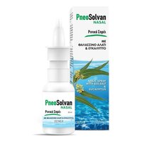 PneoSolvan Nasal Spray, Ρινικό Σπρέι Με Θαλασσινό Αλάτι & Ευκάλυπτο 20ml