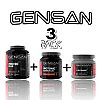 GENSAN 3PACK , Pro plus 90 Protein 1kg + Ipotonic Adhoc Plus Red Orange 480gr + L-Glutamine 250gr