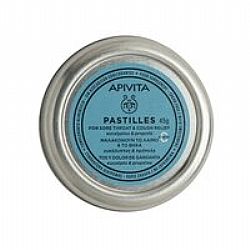 Apivita Pastilles Ευκάλυπτος & Πρόπολη για το Βήχα & τον Ερεθισμένο Λαιμό 45gr