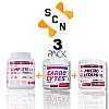 SCN 3PACK CompleteX4 - 100%  Protein (920gr) + SCN Carbo6 Lytes11 (420gr) + MicroGlutamine Kyowa (420gr)