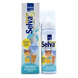 Intermed Selva Baby Care Ισοτονικό Ρινικό Διάλυμα με Χλωριούχο Νάτριο, Χαμομήλι & Πανθενόλη, 50ml