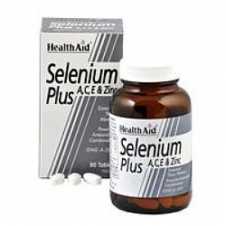 Health Aid Selenium Plus A-C-E & Zing veg.tabs 60s