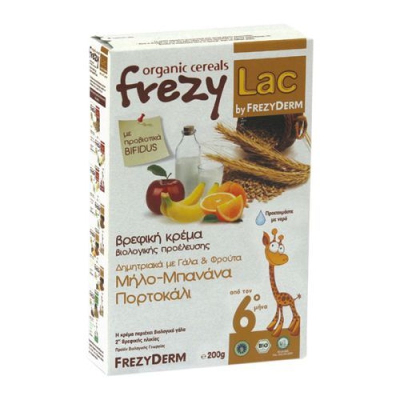 Frezyderm Frezylac (Δημητρικά, Γάλα & Φρούτα) 200gr
