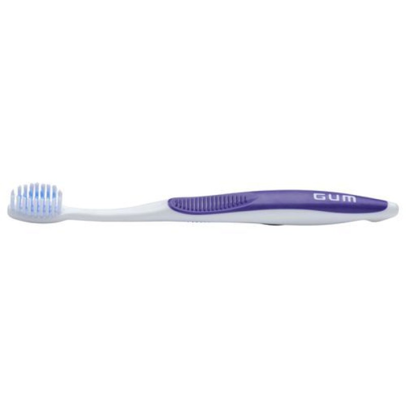 GUM 124 Ortho Toothbrush Μωβ (Ορθοδοντική Οδοντόβουρτσα)
