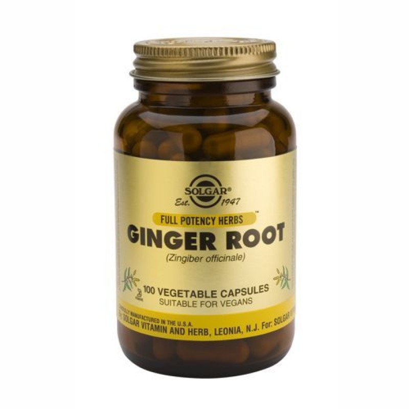 Solgar Ginger Root veg.caps 100s Solgar Ginger Root veg.caps 100s