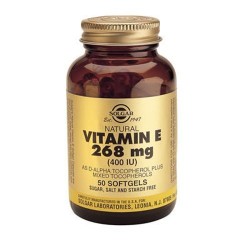 Solgar E 400IU softgels 50s