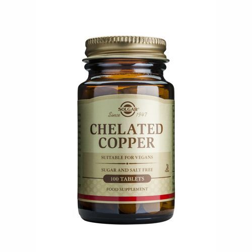 Solgar Chelated Copper 2,5mg tabs 100s