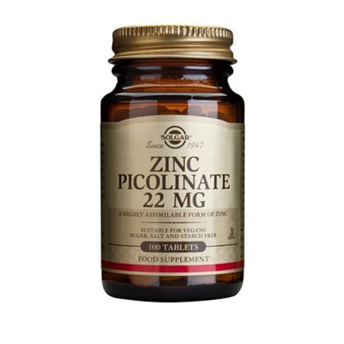 Solgar Zinc Picolinate 22mg tabs 100s