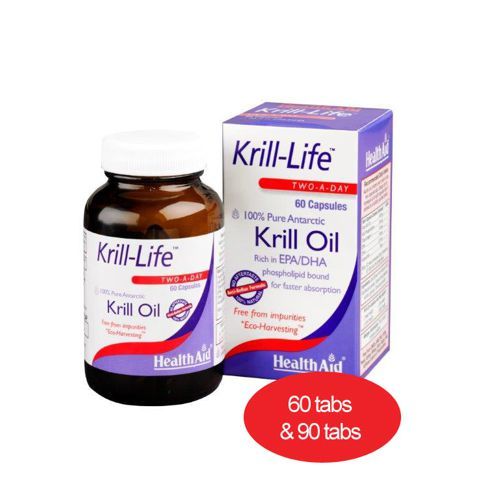 Health Aid Krill-Life Oil 100% Pure Antarctic capsules 90s