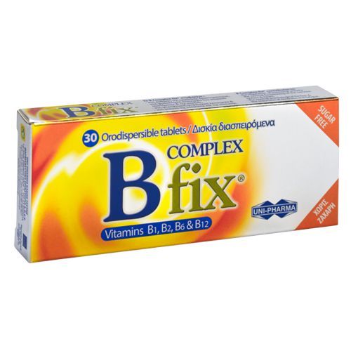 Uni-Pharma B Complex Fix 30 ταμπλέτες