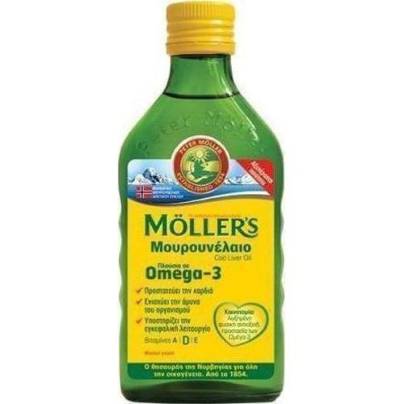 Mollers Cod Liver Oil 250ml (Φυσική Γεύση)