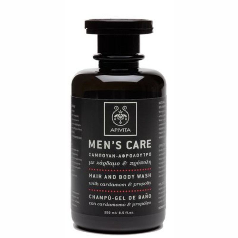 Apivita Mens Care Ανδρικό Σαμπουάν - Αφρόλουτρο 250ml