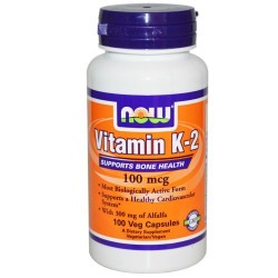 Now K-2 100mcg 100VegCaps