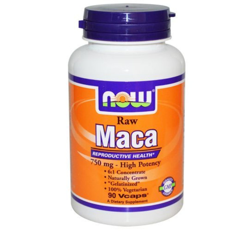 Now Maca 750mg Raw 90VegCaps