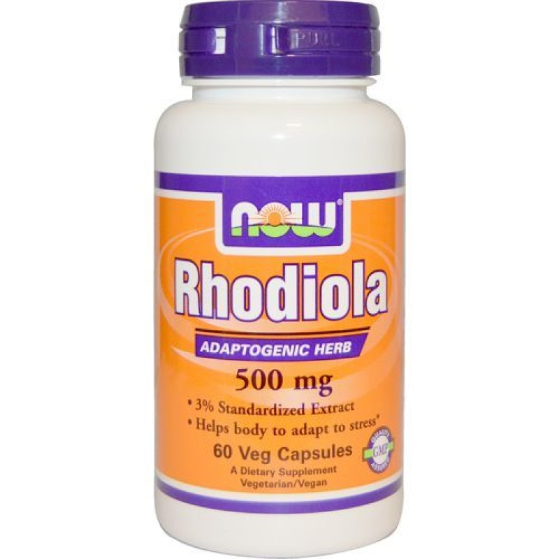 Now Rhodiola Rosea 500mg 60VegCaps