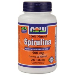 Now Spirulina 500mg 200VegTabs