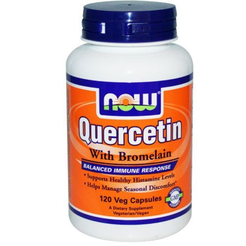 Now Quercetin w/ Bromelain 120VegCaps