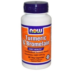Now Turmeric & Bromelain 300mg /150mg 90VegCaps
