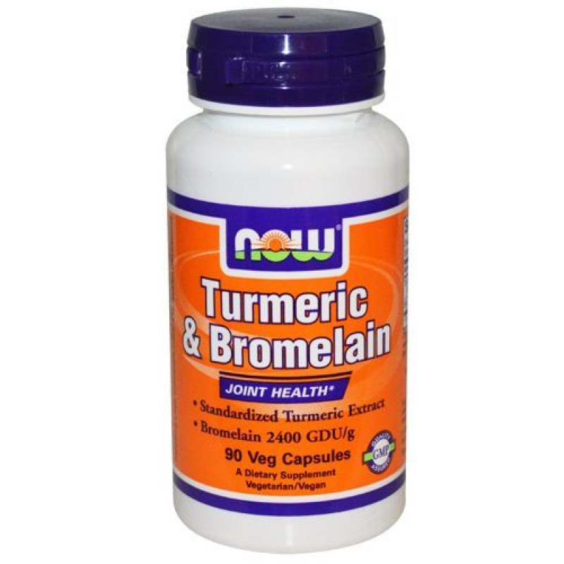 Now Turmeric & Bromelain 300mg /150mg 90VegCaps