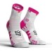 Compressport V3.0 Hi Smart Run Socks Ασπρο-Ροζ