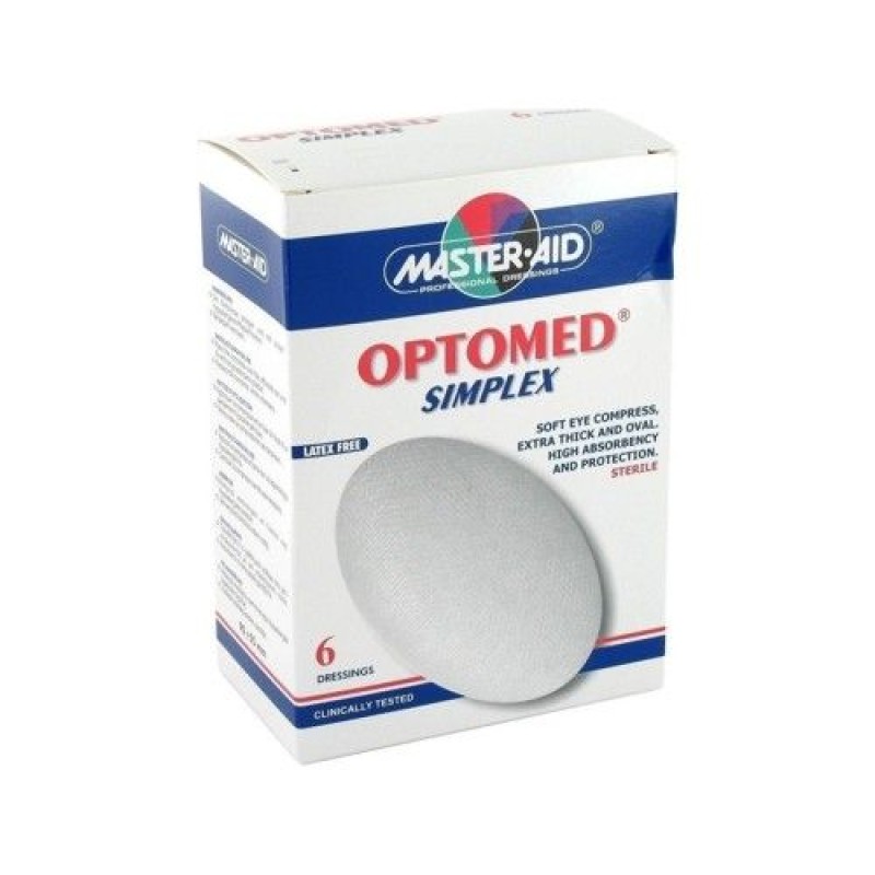 Master Aid Optomed Simplex 6 γάζες Master Aid Optomed Simplex 6 γάζες