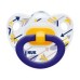 Nuk Ορθοδοντική Μπλε κρίκος/Βέλη πιπίλα Silicone 6-18m
