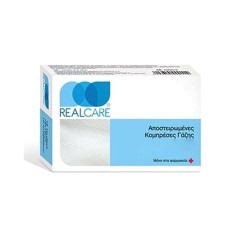 Real Care Αποστειρωμένες Κομπρέσες Γάζης 36*40 10τμχ