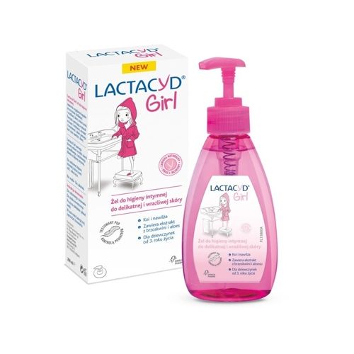 Lactacyd Girl Εξαιρετικά Ήπιο Gel Καθαρισμού Ευαίσθητης Περιοχής 200ml