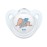 Nuk Dumbo Ελαφαντάκι Λευκό πιπίλα Silicone 6-18m