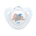 Nuk Dumbo Ελαφαντάκι Λευκό πιπίλα Silicone 6-18m