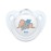 Nuk Dumbo Ελαφαντάκι Λευκό πιπίλα Silicone 6-18m