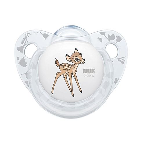 Nuk Dumbo Ελαφάκι Λευκό πιπίλα Silicone 6-18m