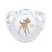 Nuk Dumbo Ελαφάκι Λευκό πιπίλα Silicone 6-18m