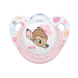 Nuk Dumbo Ελαφαντάκι Ροζ πιπίλα Silicone 6-18m