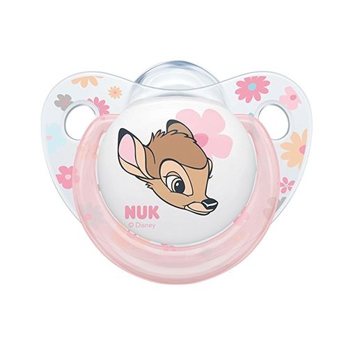 Nuk Dumbo Ελαφαντάκι Ροζ πιπίλα Silicone 6-18m