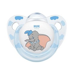 Nuk Dumbo Ελαφαντάκι Γαλάζιο πιπίλα Silicone 6-18m