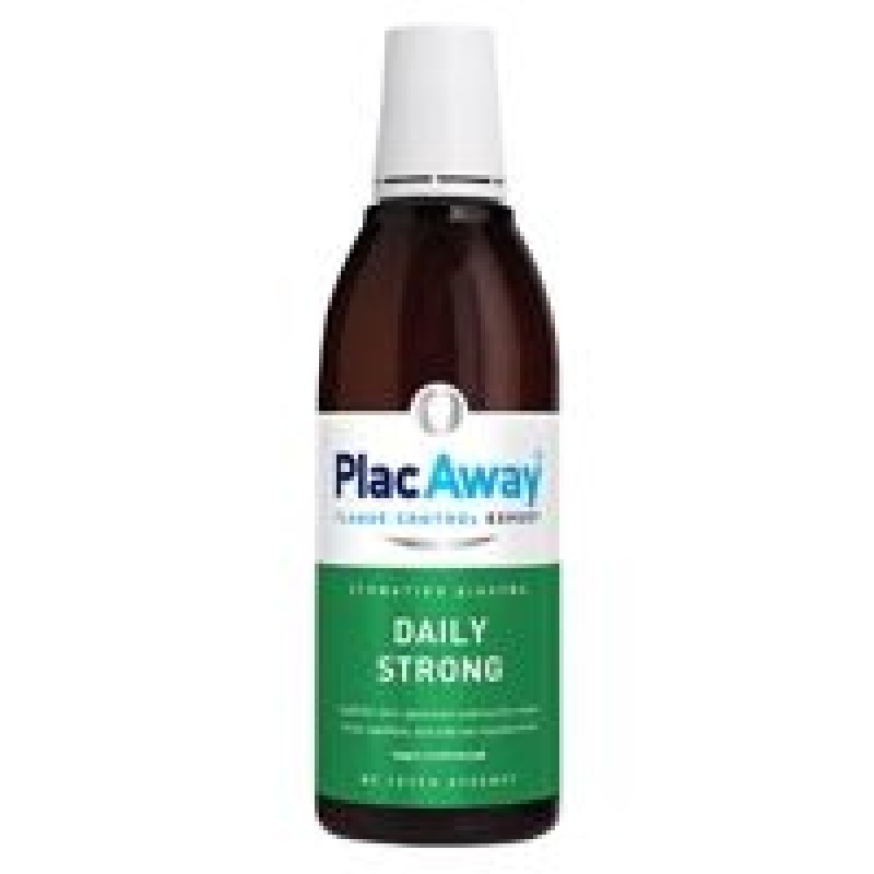 Omega Pharma Plac Away Daily Strong Mouthwash 500ml Omega Pharma Plac Away Daily Strong Mouthwash 500ml