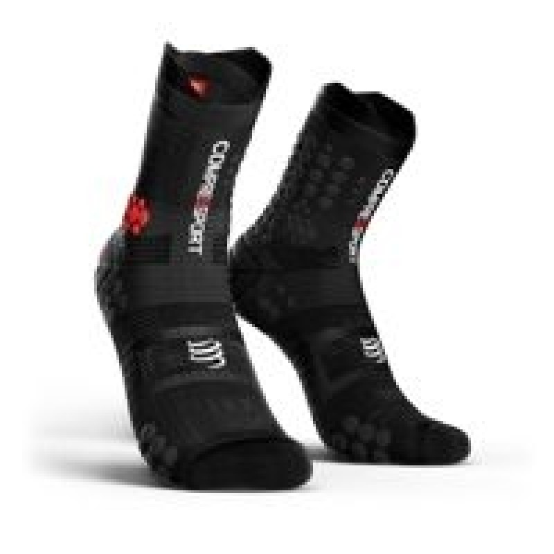 Compressport V3 Trail Smart Pro Racing Socks Μαύρη Compressport V3 Trail Smart Pro Racing Socks Μαύρη