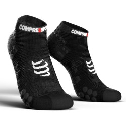 Compressport V3 Lo Smart Run Socks Μαύρη