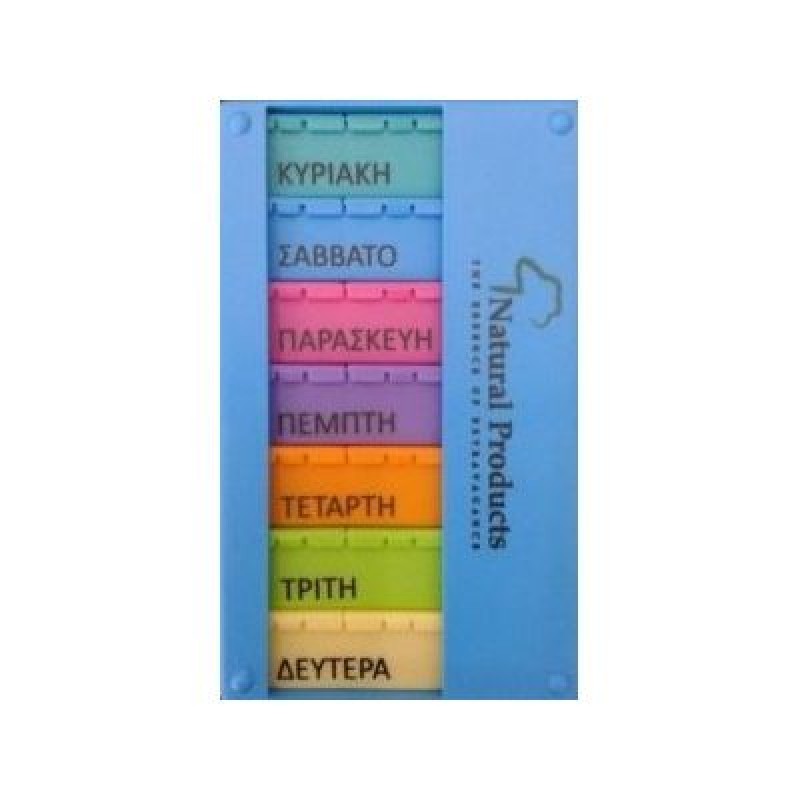 Natural Products Εβδομαδιαία Θήκη Χαπιών 4 Θέσεων
