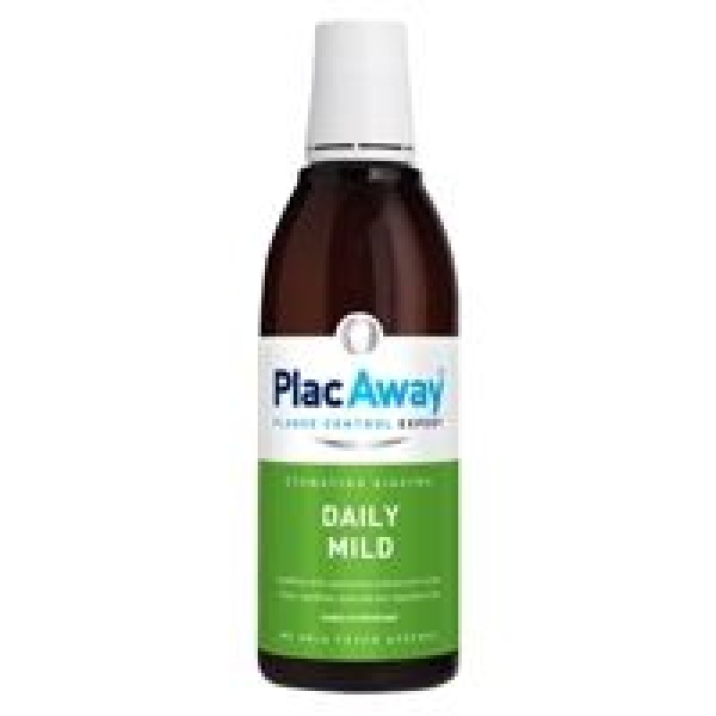 Omega Pharma Plac Away Daily Mild Mouthwash 500ml Omega Pharma Plac Away Daily Mild Mouthwash 500ml