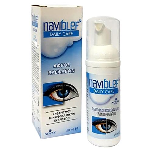 Novax Naviblef Daily Care Αφρός Βλεφάρων 50ml